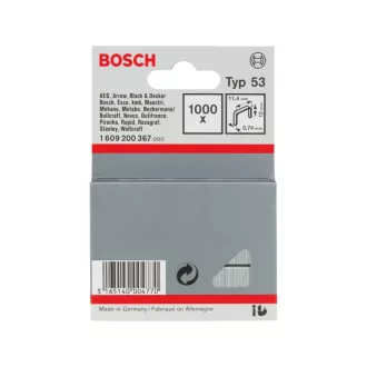   Capsator BOSCH 12 x 11,4 x 0,74 mm pentru capsator HT14 (1000 buc)