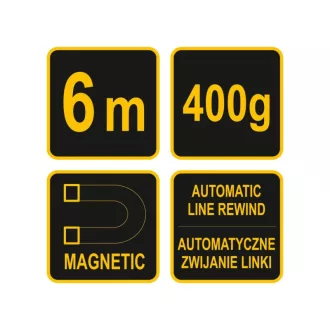 VOREL Funie de agatat 400 g 6 m