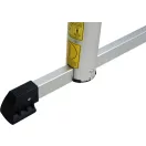 VOREL Scara telescopica 13 grade 3,8 m aluminiu