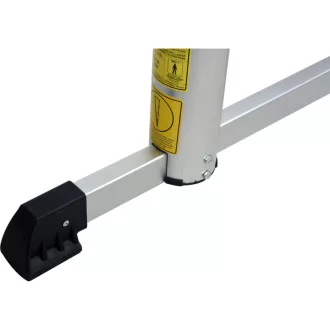 VOREL Scara telescopica 13 grade 3,8 m aluminiu