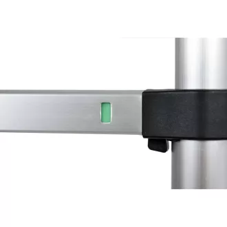 VOREL Scara telescopica 13 grade 3,8 m aluminiu