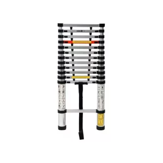 VOREL Scara telescopica 13 grade 3,8 m aluminiu