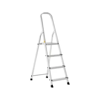 VOREL Scară aluminiu cu 4 trepte, 1380 mm