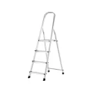 VOREL Scară aluminiu cu 4 trepte, 1380 mm
