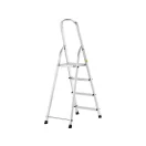 VOREL Scară aluminiu cu 4 trepte, 1380 mm