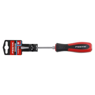 Șurubelniță FESTA plată 5,5 x 100 mm cu impact CrV