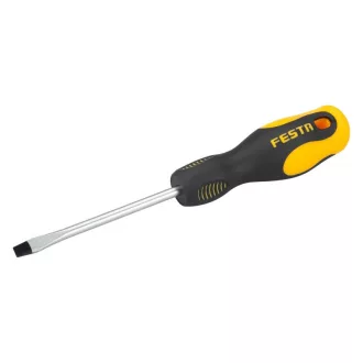 Șurubelniță plată 6,5 x 100 mm magnetic CrV