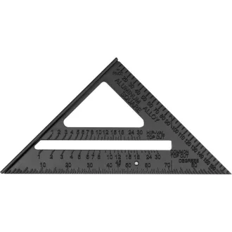 VOREL Picior riglă unghi drept 250 x 180 mm aluminiu