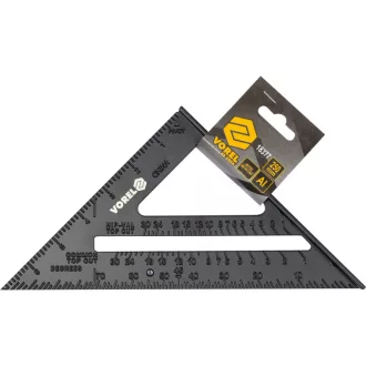 VOREL Picior riglă unghi drept 250 x 180 mm aluminiu