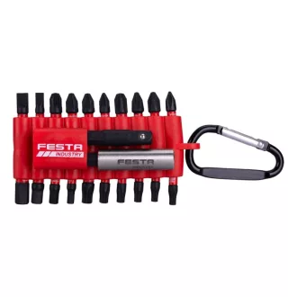 FESTA Set de biți Torx cu adaptor magnetic S2 25 mm