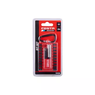 FESTA Set de biți Torx cu adaptor magnetic S2 25 mm