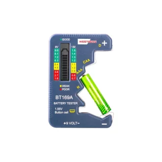 Tester universal pentru acumulatori C/AA/AAA/D/N/9V