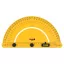 VOREL Protractor cu nivel cu bulă de aer 250 mm ABS