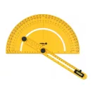 VOREL Protractor cu nivel cu bulă de aer 250 mm ABS
