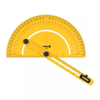 VOREL Protractor cu nivel cu bulă de aer 250 mm ABS