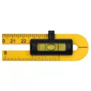 VOREL Protractor cu nivel cu bulă de aer 250 mm ABS