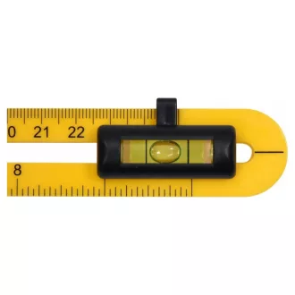 VOREL Protractor cu nivel cu bulă de aer 250 mm ABS
