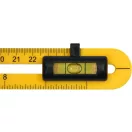 VOREL Protractor cu nivel cu bulă de aer 250 mm ABS
