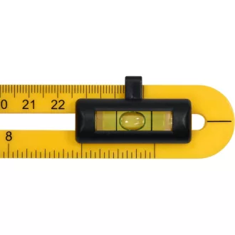 VOREL Protractor cu nivel cu bulă de aer 250 mm ABS