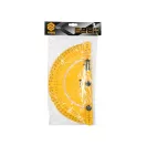 VOREL Protractor cu nivel cu bulă de aer 250 mm ABS