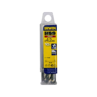   Burghiu cu șurub IRWIN 4,2 x 56/14 mm HSS PRO cu două tăișuri (10 buc)