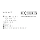 Set de biți FESTA cu suport magnetic din 32 de piese