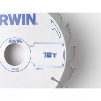 Pânză de ferăstrău IRWIN pentru lemn 165 x 30 mm / 18T