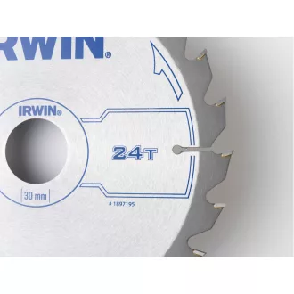 IRWIN Pânză de ferăstrău pentru lemn 180 x 30 mm / 24T