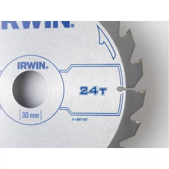 Pânză de ferăstrău IRWIN pentru lemn 184 x 30 mm / 24T