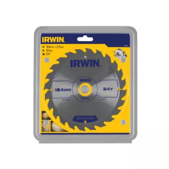 Pânză de ferăstrău IRWIN pentru lemn 184 x 30 mm / 24T