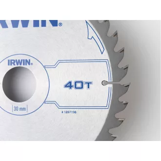 Pânză de ferăstrău IRWIN pentru lemn 184 x 30 mm / 40T