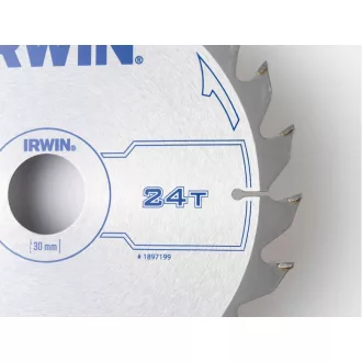 Pânză de ferăstrău IRWIN pentru lemn 190 x 30 mm / 24T