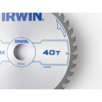 Pânză de ferăstrău IRWIN pentru lemn 210 x 30 mm / 40T