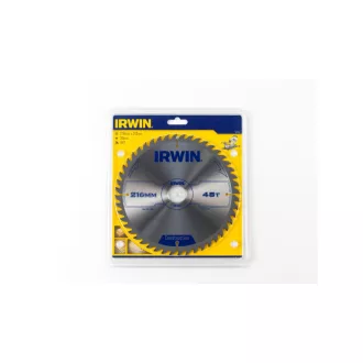 Pânză de ferăstrău IRWIN pentru lemn 216 x 30 mm / 48T