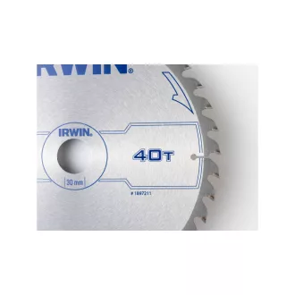 IRWIN Pânză de ferăstrău pentru lemn 250 x 30 mm / 40T