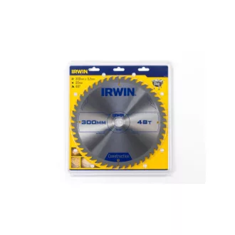 Pânză de ferăstrău IRWIN pentru lemn 300 x 30 mm / 48T