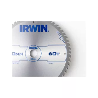 Pânză de ferăstrău IRWIN pentru lemn 300 x 30 mm / 60T