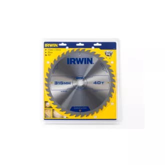 Pânză de ferăstrău IRWIN pentru lemn 315 x 30 mm / 40T