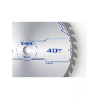 Pânză de ferăstrău IRWIN pentru lemn 400 x 30 mm / 40T