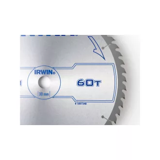 Pânză de ferăstrău IRWIN pentru lemn 400 x 30 mm / 60T