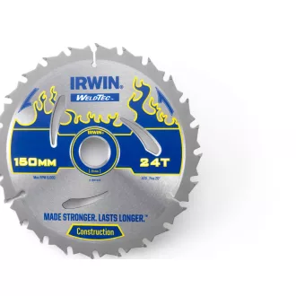 Pânză de ferăstrău IRWIN pentru lemn 150 x 20 mm / 24T