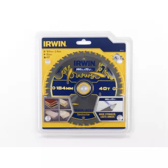 Pânză de ferăstrău IRWIN pentru lemn 184 x 30 mm / 40T