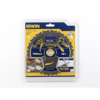 Pânză de ferăstrău IRWIN pentru lemn 190 x 30 mm / 18T