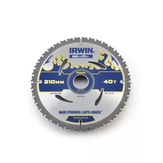 Pânză de ferăstrău IRWIN pentru lemn 210 x 30 mm / 40T