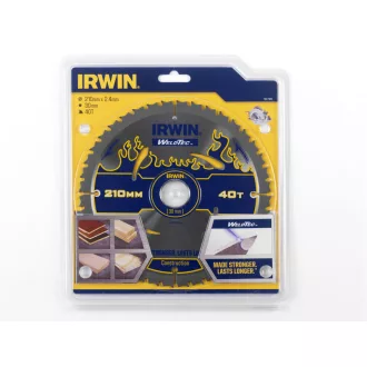 Pânză de ferăstrău IRWIN pentru lemn 210 x 30 mm / 40T
