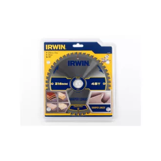 Pânză de ferăstrău IRWIN pentru lemn 216 x 30 mm / 48T