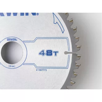   Pânză de ferăstrău IRWIN pentru aluminiu 184 x 30 mm / 48T