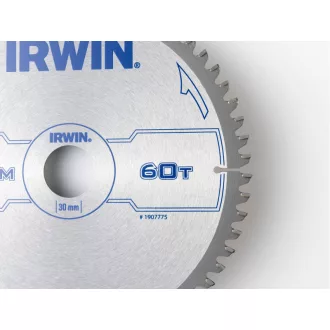   Pânză de ferăstrău IRWIN pentru aluminiu 210 x 30 mm / 60T