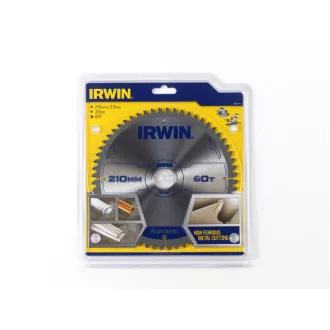   Pânză de ferăstrău IRWIN pentru aluminiu 210 x 30 mm / 60T