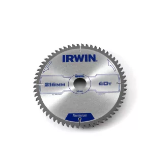   Pânză de ferăstrău IRWIN pentru aluminiu 216 x 30 mm / 60T